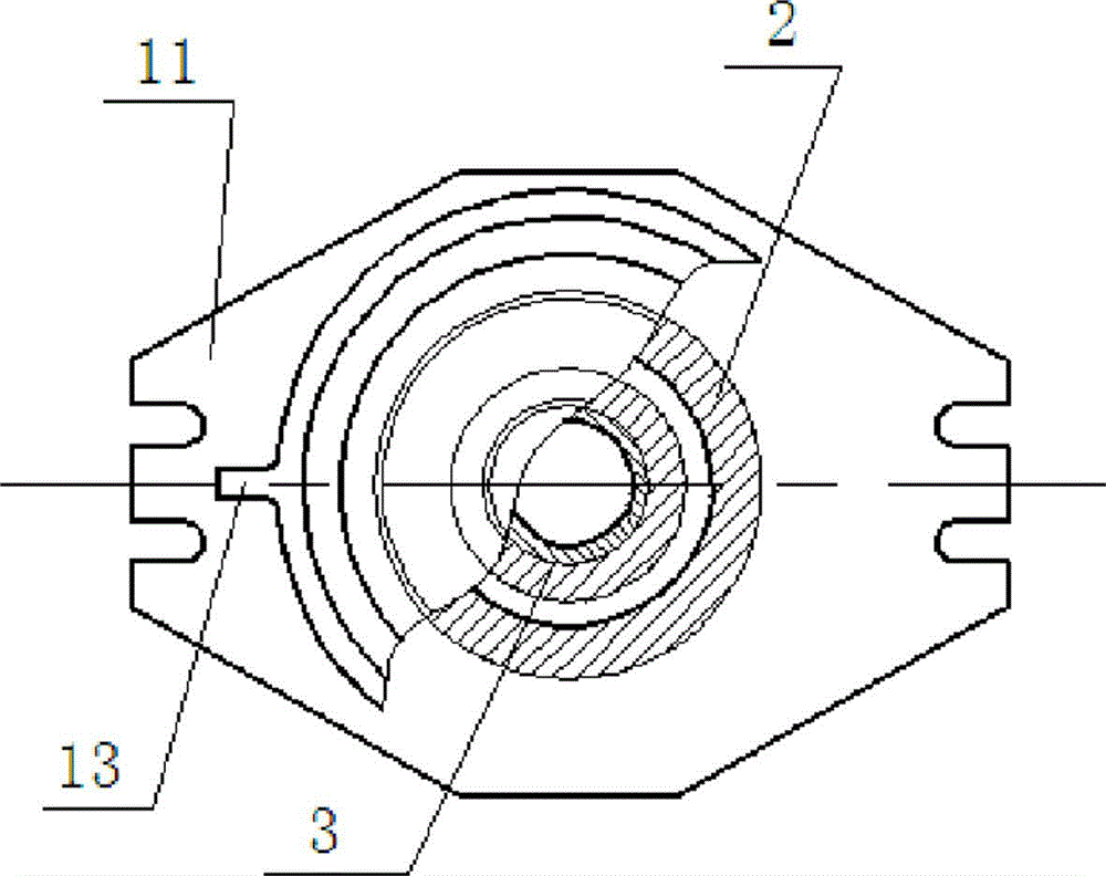 Horizontal continuous casting crystallizer