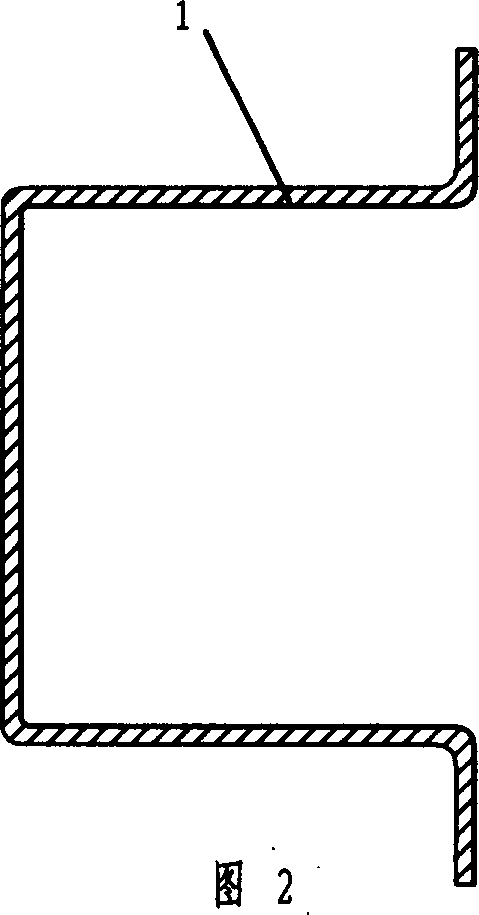 Viscose filament with abnormal section, preparation method thereof and spinneret assembly