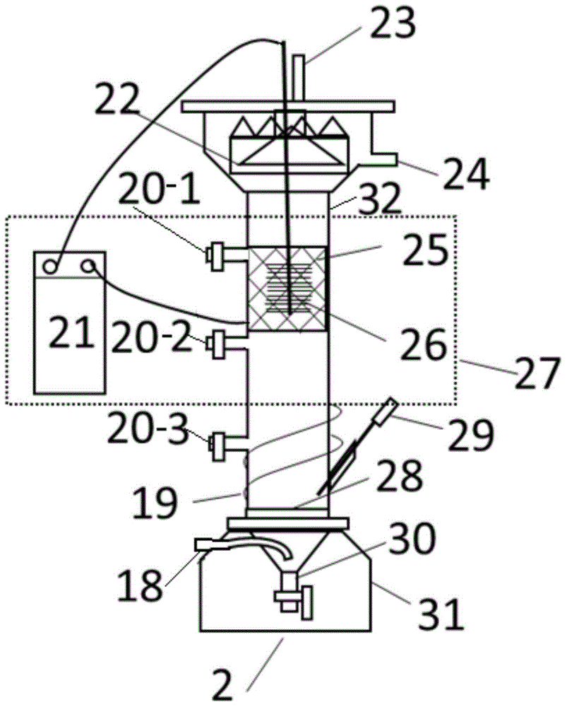 Microbial electrolysis two-section type sludge anaerobic digestion device and method for producing methane by using microbial electrolysis two-section type sludge anaerobic digestion device