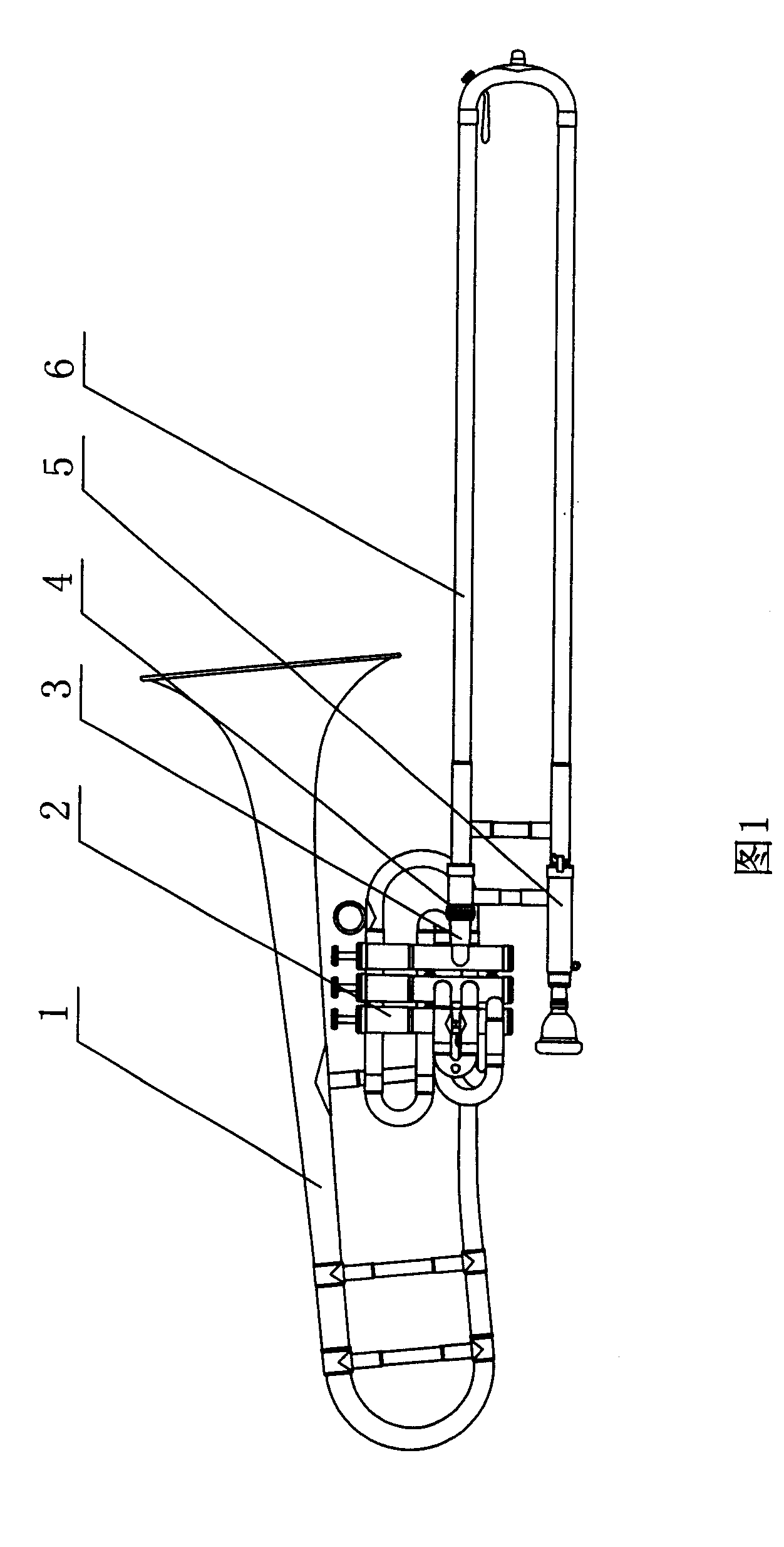 Pull tube and keystroke dual-purpose trombone