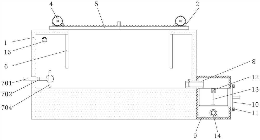 Combined flow plating machine for plating small parts