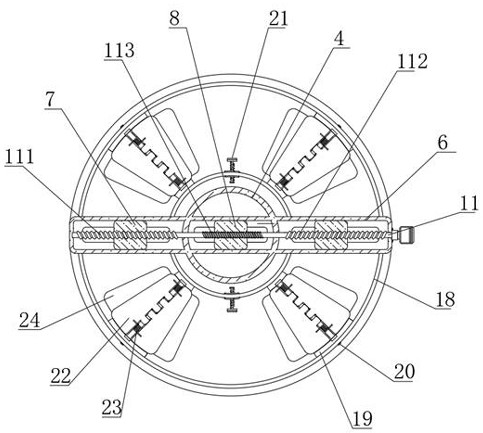 Multi-station continuous machining laser cutting device facilitating arc cutting