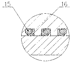 Vacuum water-cooling rotary joint