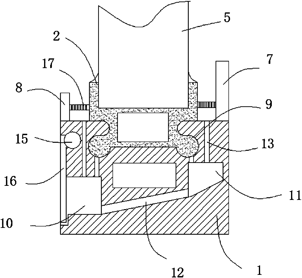 Aluminum alloy Door and window convenient for internal drainage