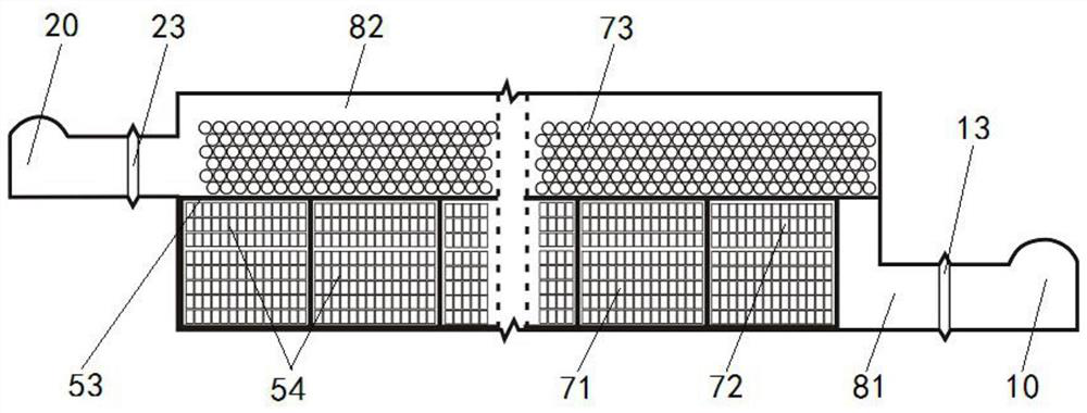 Method and structure for rock cavern disposal of low and intermediate level radioactive waste