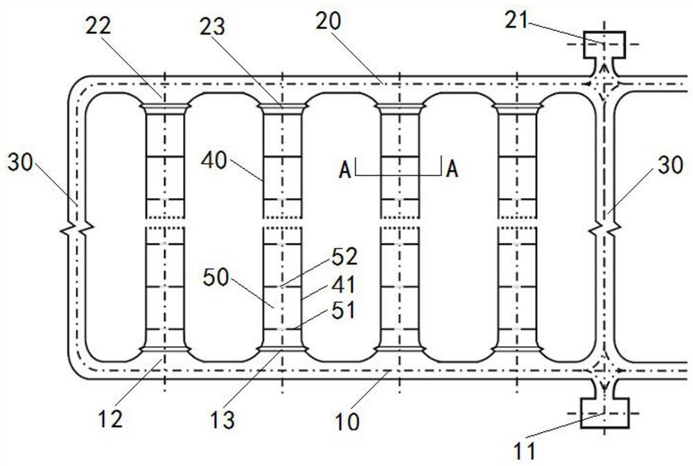 Method and structure for rock cavern disposal of low and intermediate level radioactive waste