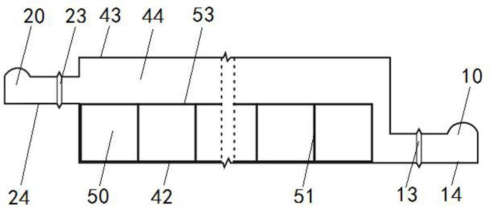 Method and structure for rock cavern disposal of low and intermediate level radioactive waste