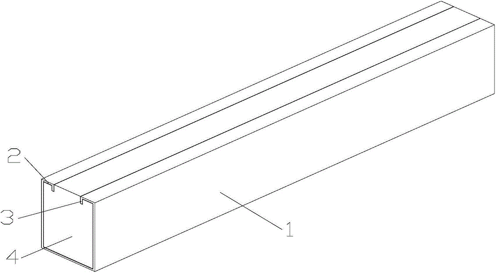 Composite building supporting piece and manufacturing method thereof