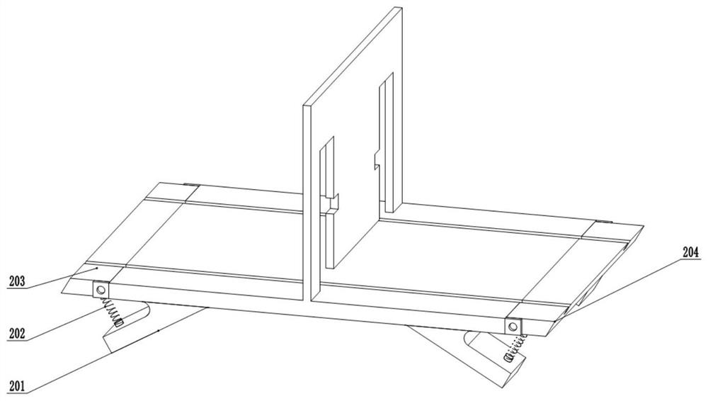 A chain type recyclable stacking device