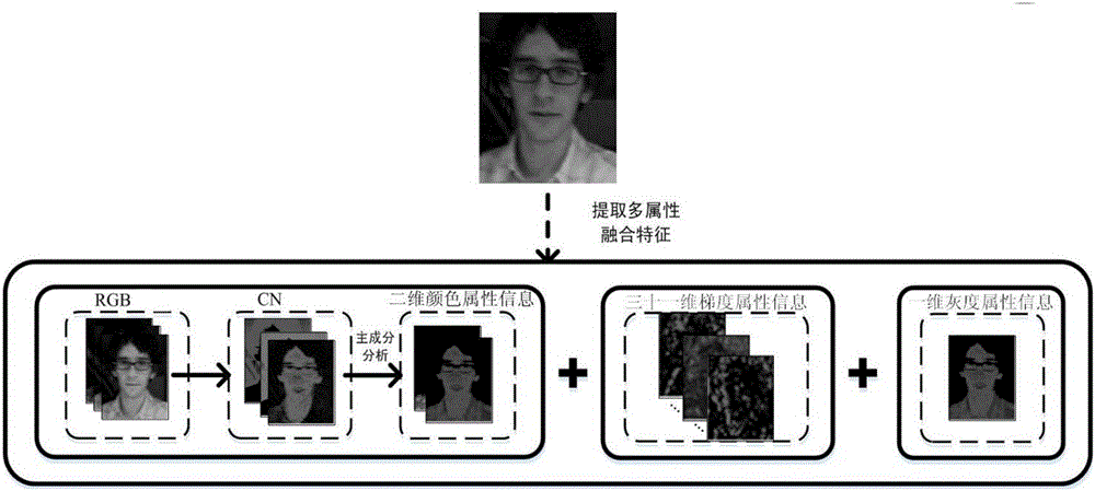 Kernel correlation filtering target tracking method based on feature fusion and Bayesian classification