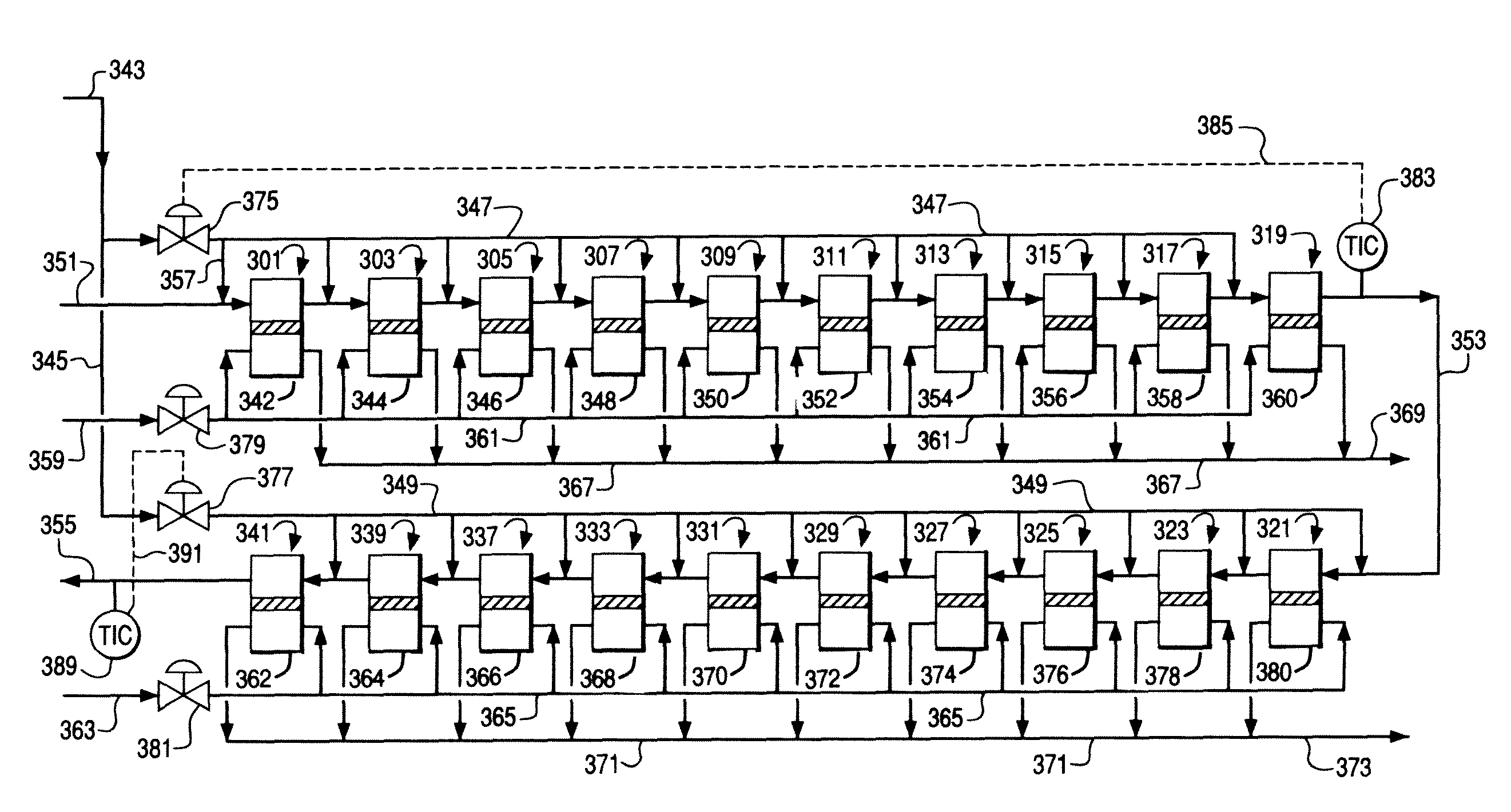 Staged membrane oxidation reactor system