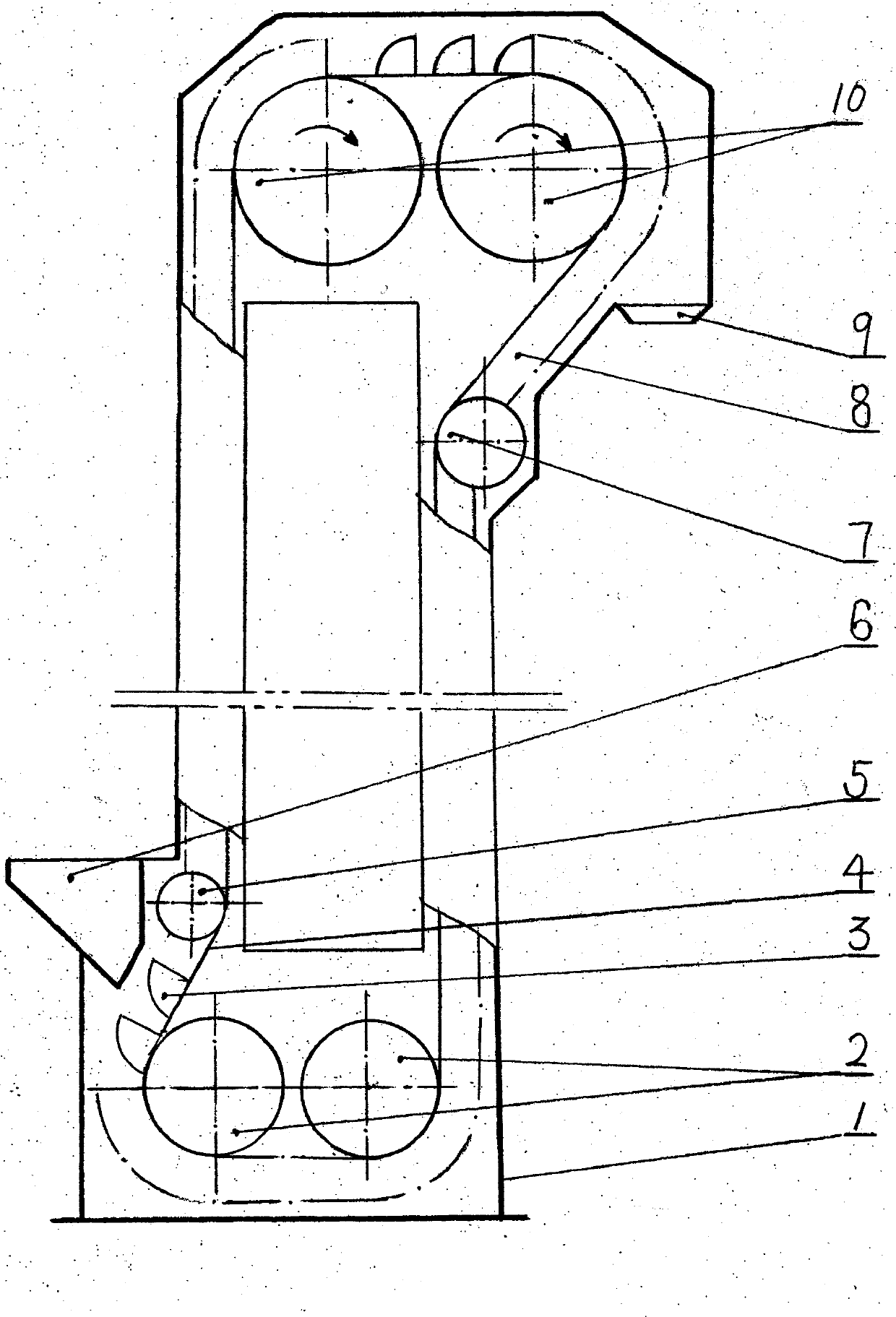 Non-breaking corn hoister