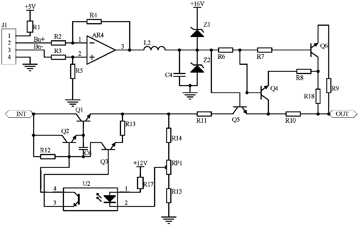 Circuit for preventing virtual current of battery in battery charging process of artificial intelligent electric vehicle