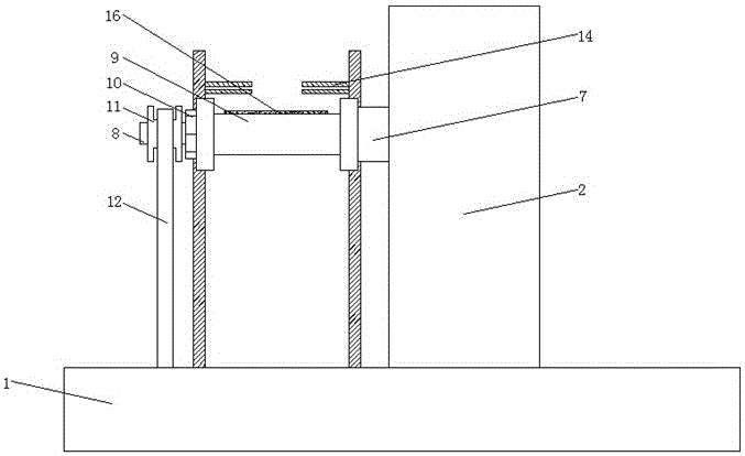 Kraft paper protective film winding device