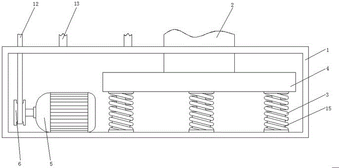 Kraft paper protective film winding device