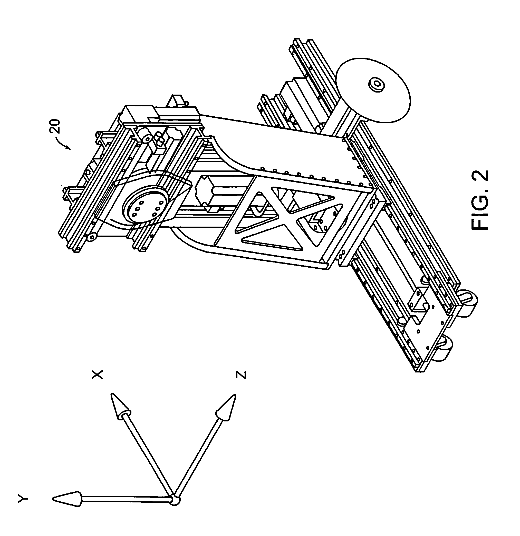 Gantry positioning apparatus for x-ray imaging