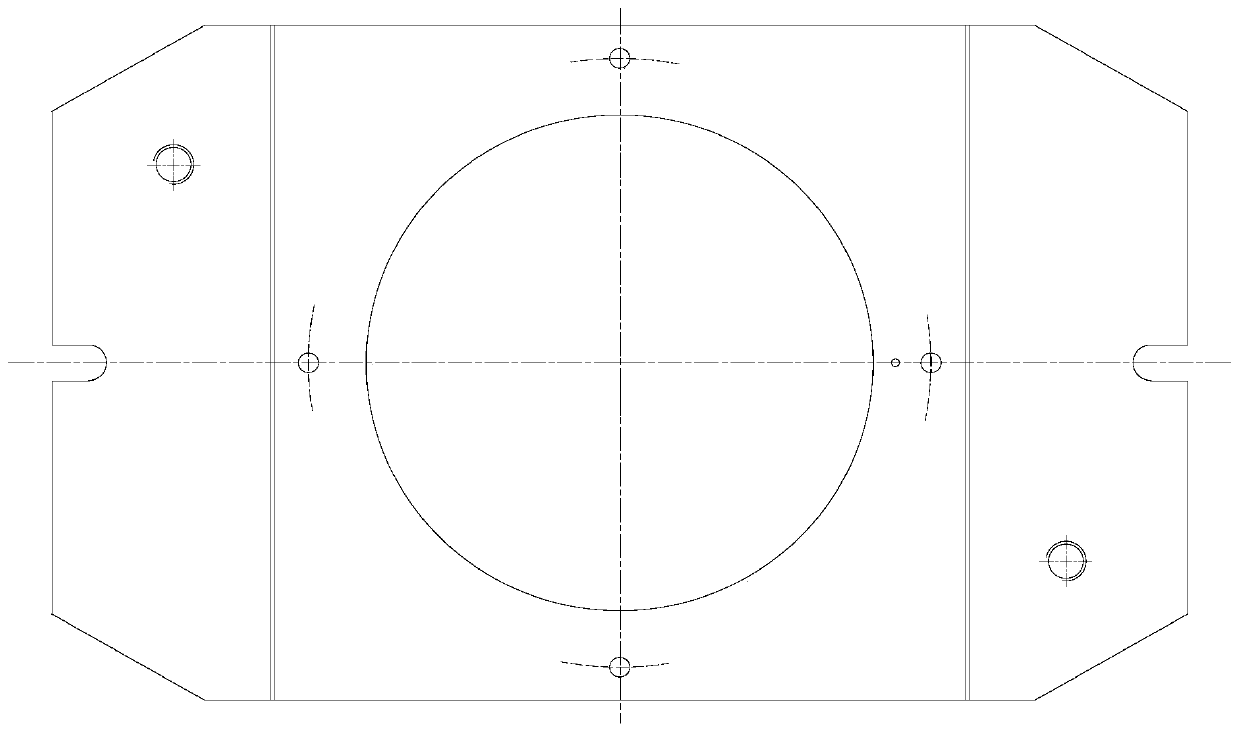 Auxiliary tool for preventing large-diameter thin-wall part inner hole from deforming during honing