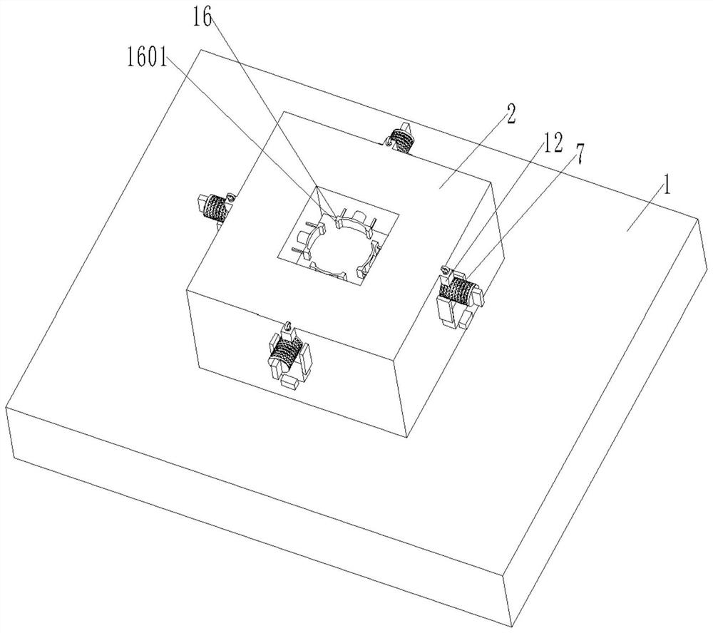 A clamping fixture for tiny hardware parts used in CNC machining center