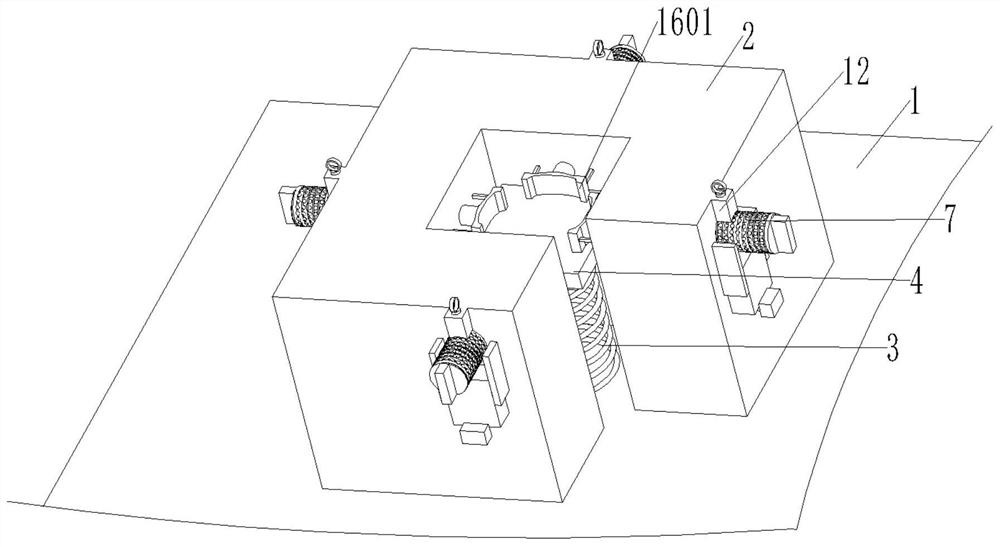 A clamping fixture for tiny hardware parts used in CNC machining center