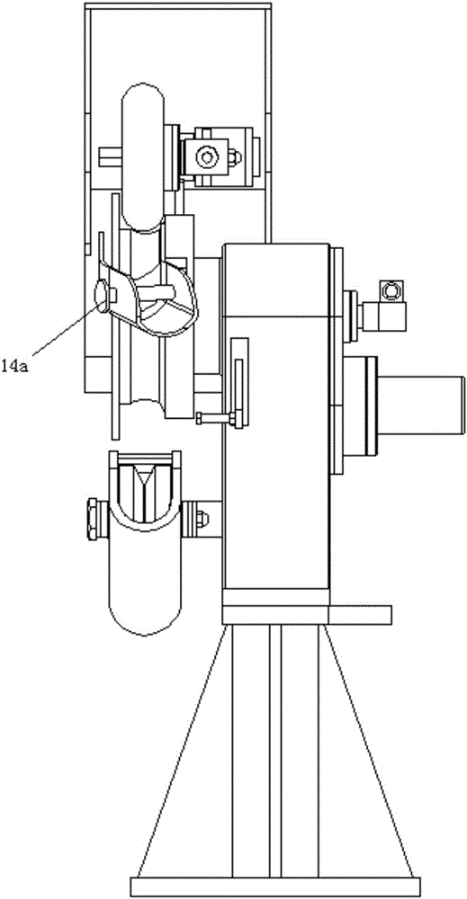 A trunk line release device for deep-sea fish longline fishing