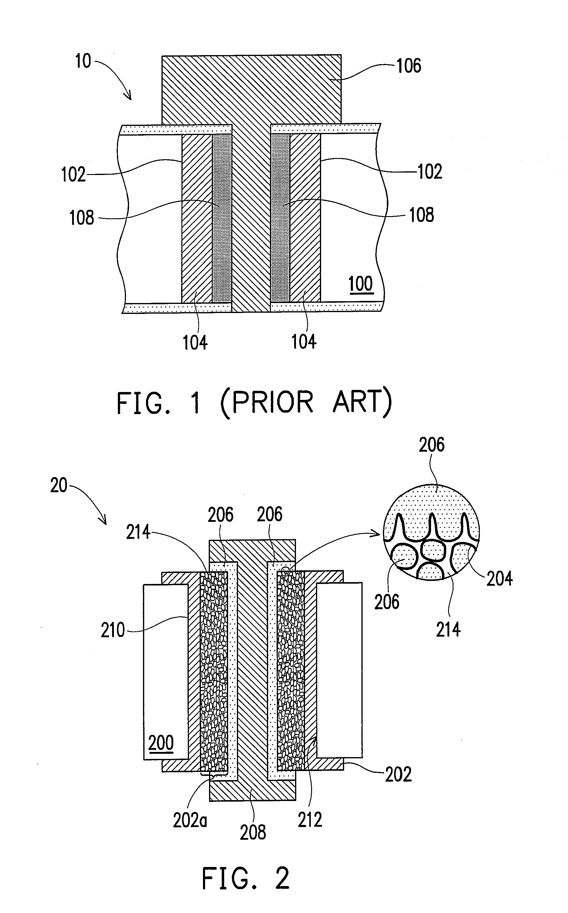 Through hole capacitor and method of manufacturing the same