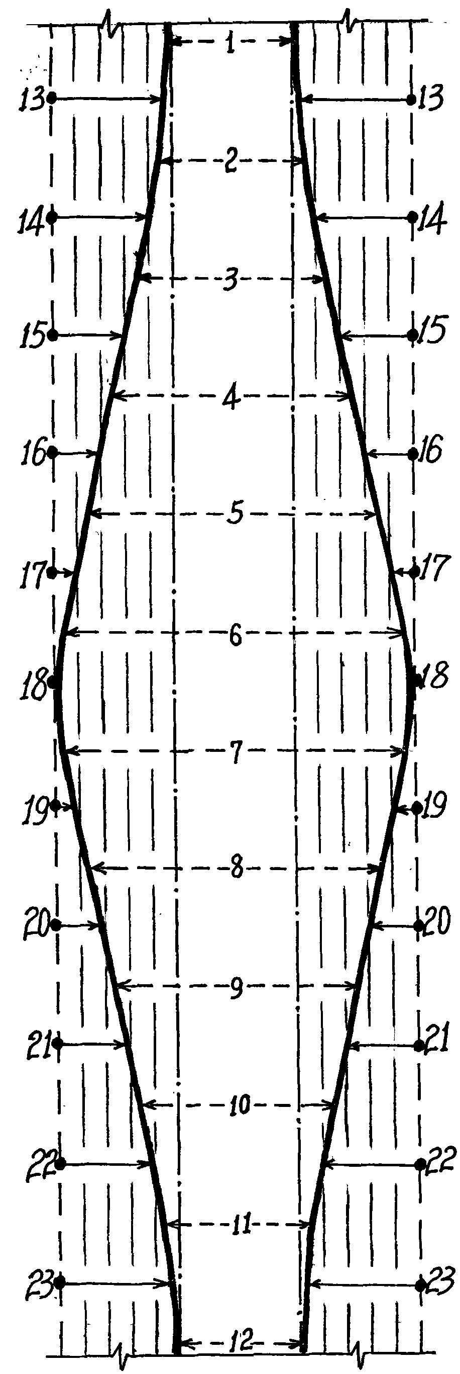 Method for returning transfusion tube by simultaneously and correspondingly accepting pressure at two sides