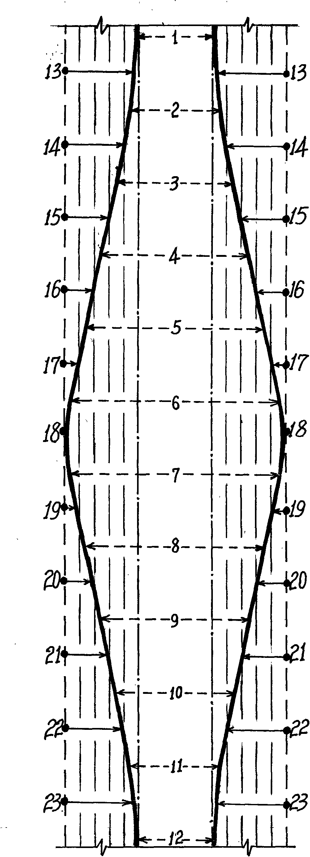 Method for returning transfusion tube by simultaneously and correspondingly accepting pressure at two sides