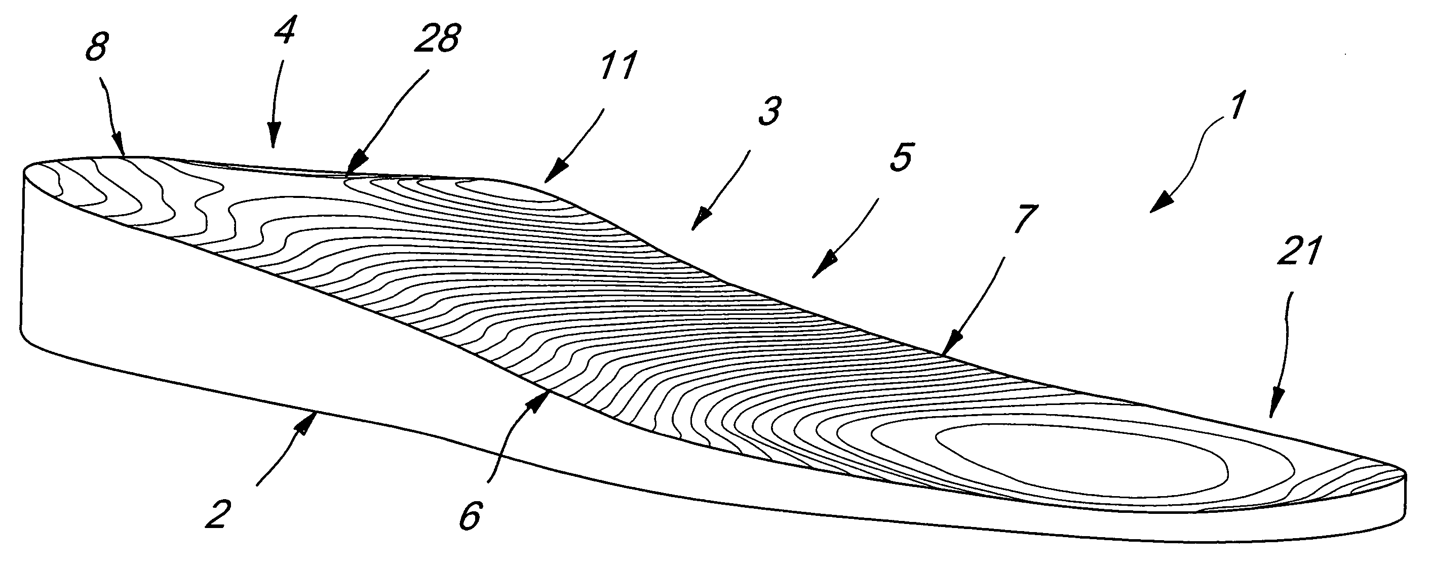 Sole for footwear