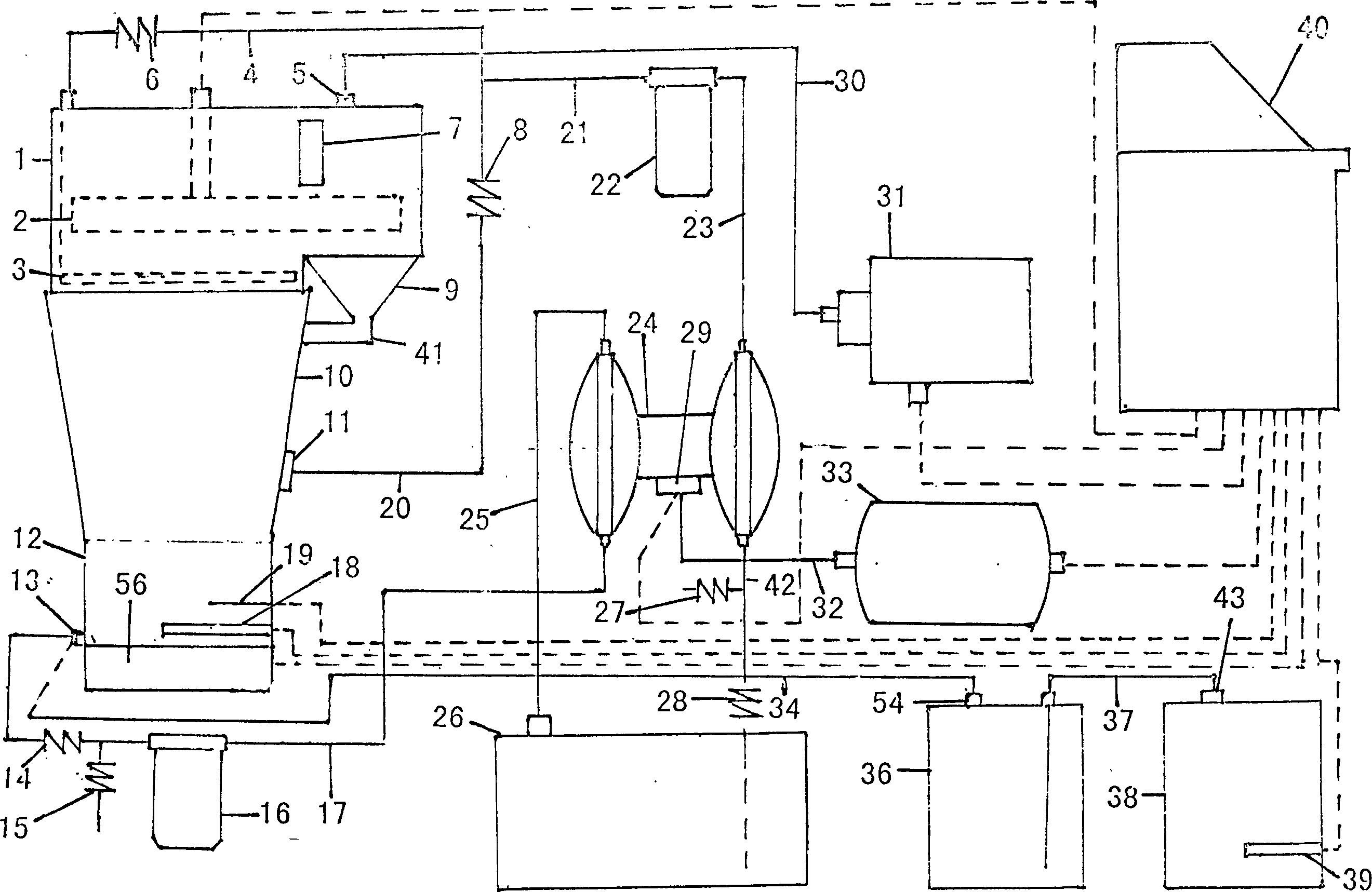 Dismounting free series cleaning method and apparatus for engine