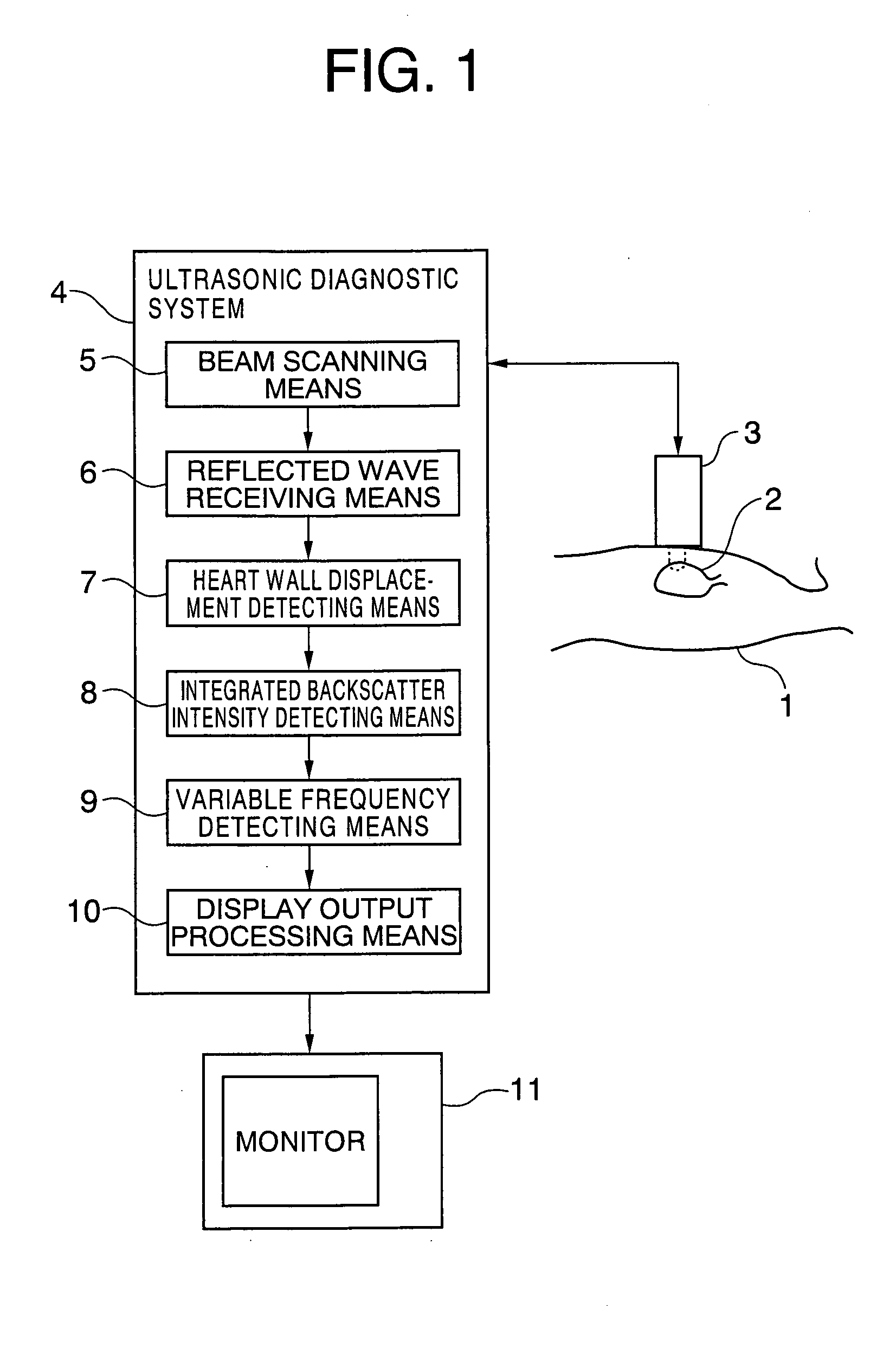 Ultrasonographic system and ultrasonography