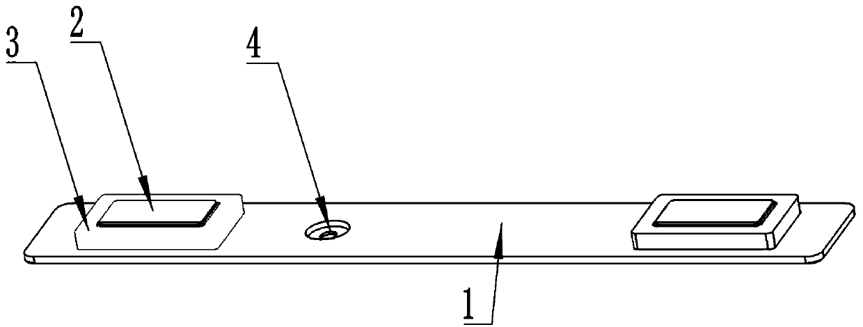 Battery top cover based on block pole and preparation method thereof