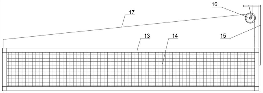 Indoor test device for researching fish cluster effect