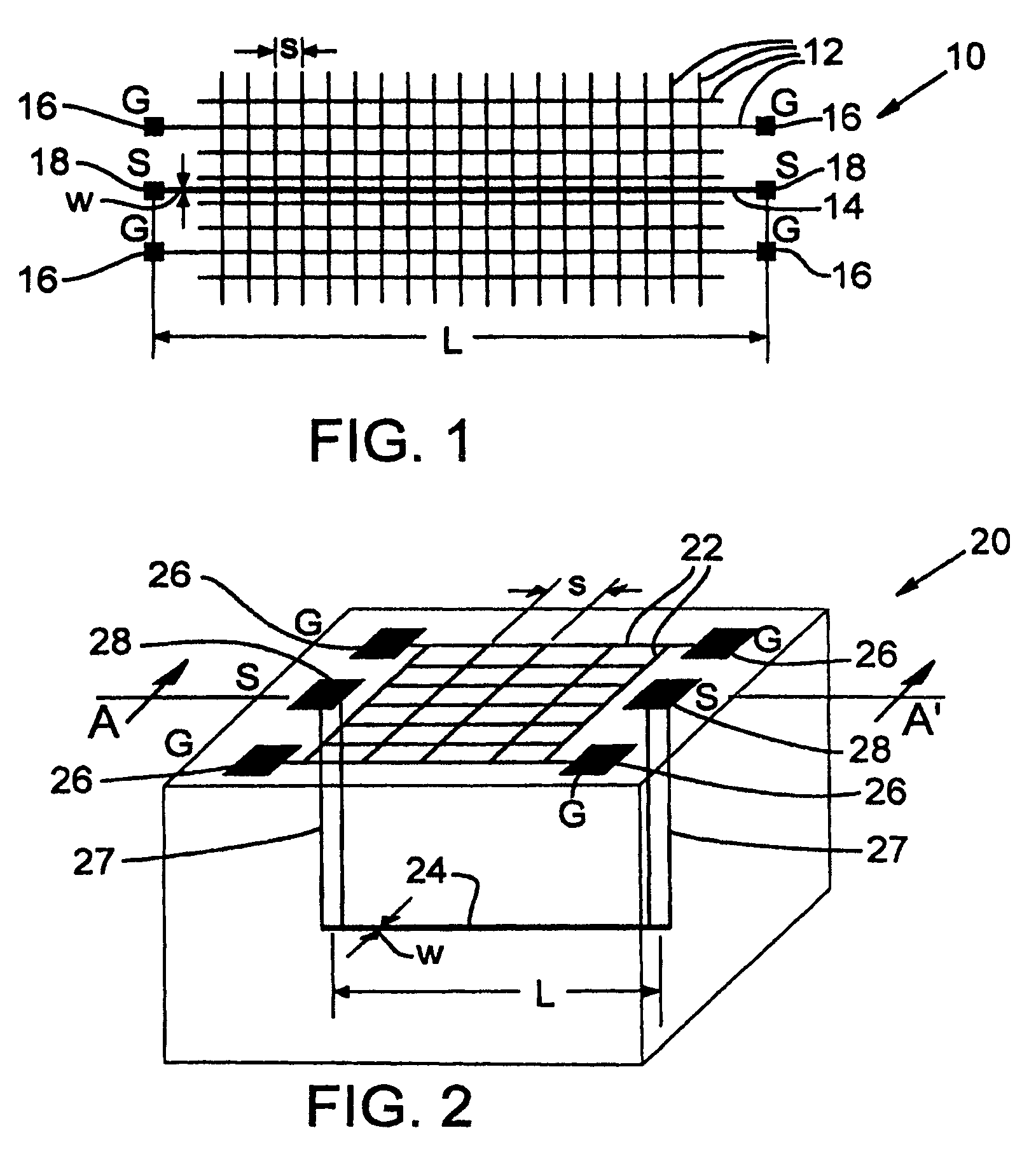 Test structures and method for interconnect impedance property extraction