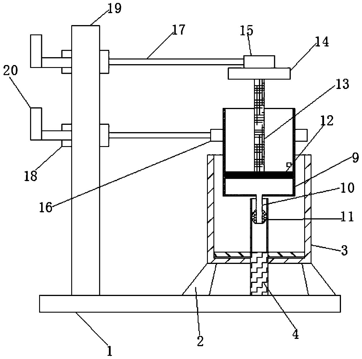 Rice cleaning device for rice noodle production