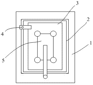 Wood board edge two-side grinding device