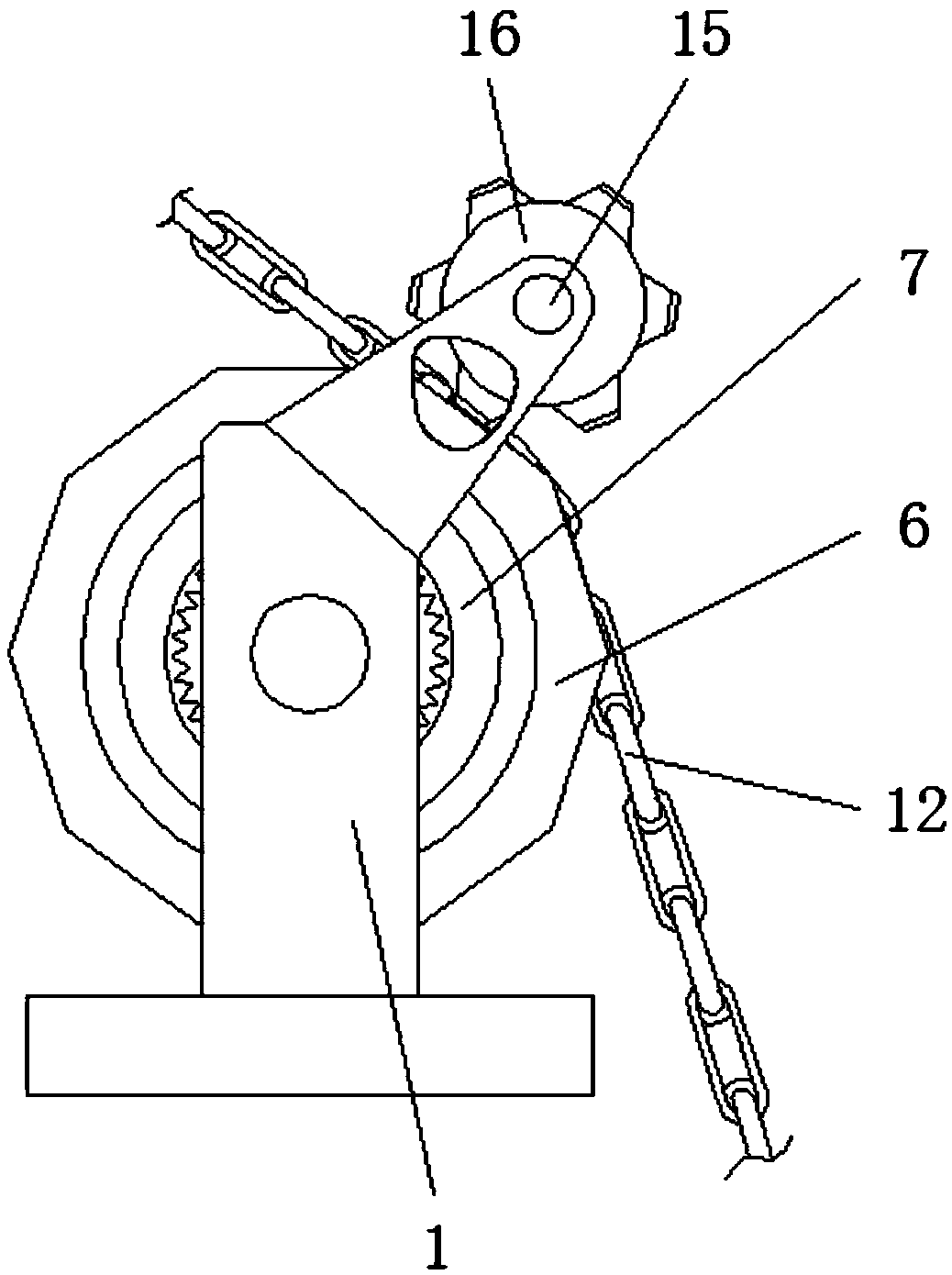 Anchor chain stopper for ocean anchoring