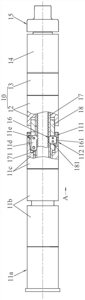 Control rod driving mechanism and anti-deflection claw assembly thereof