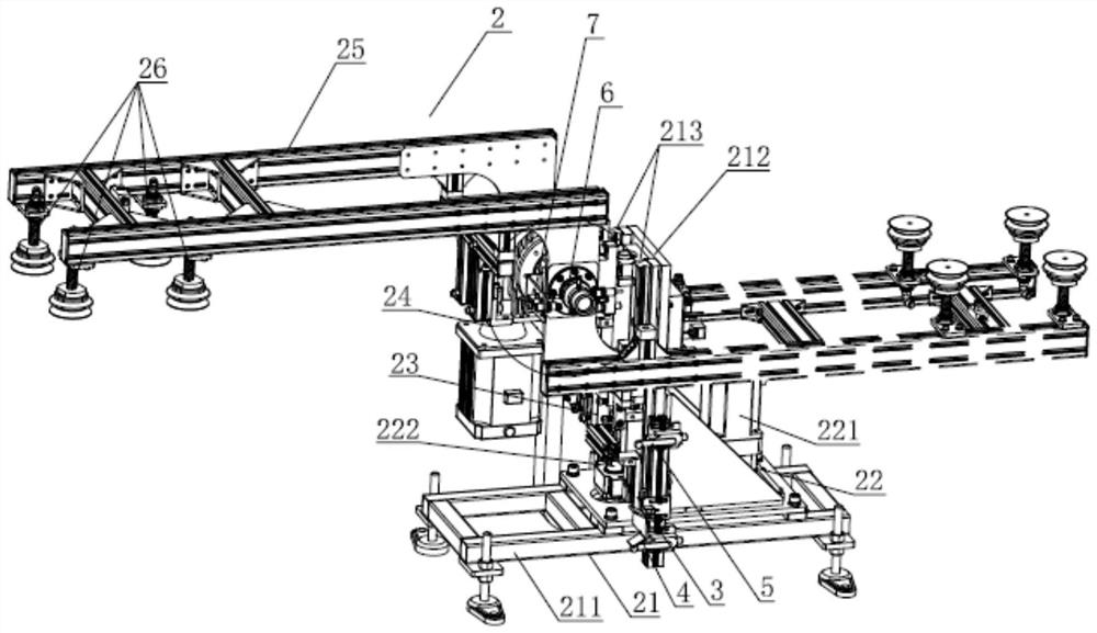 Automatic glass turning and conveying equipment