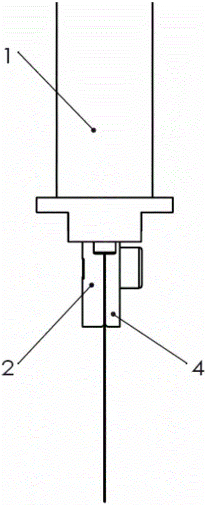 Clamp used for tension-torsional fatigue performance test of samples of micron-grade sizes