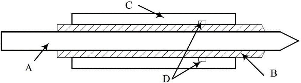 Preparation method of discharge electrode high-strength insulation structure