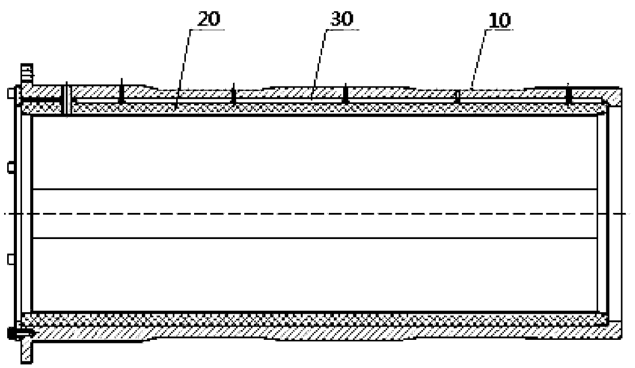 Ship water lubricating propeller bearing capable of controlling transverse dynamic excitation of shaft system propeller