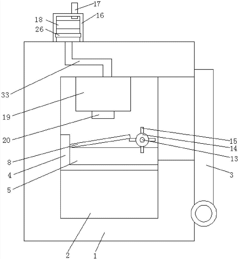 Cotton fluffing machine with dust collection function