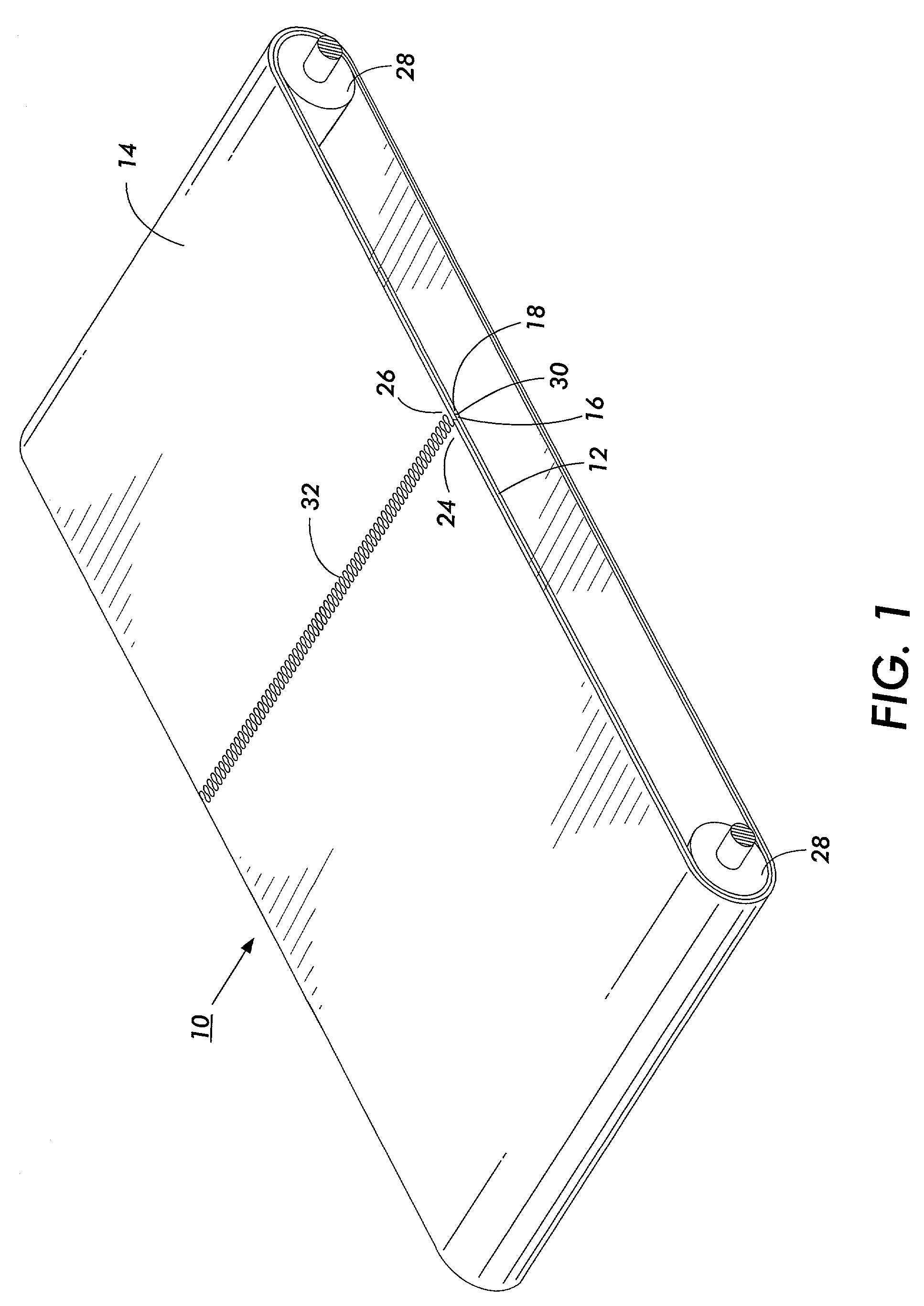 Seamed, conformable belt and method of making