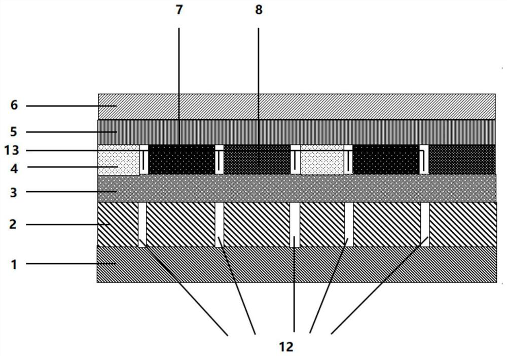 A full-color organic electroluminescence device