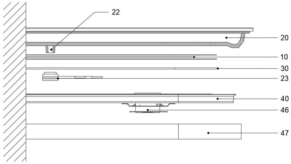 Baking heating film set and assembly process thereof