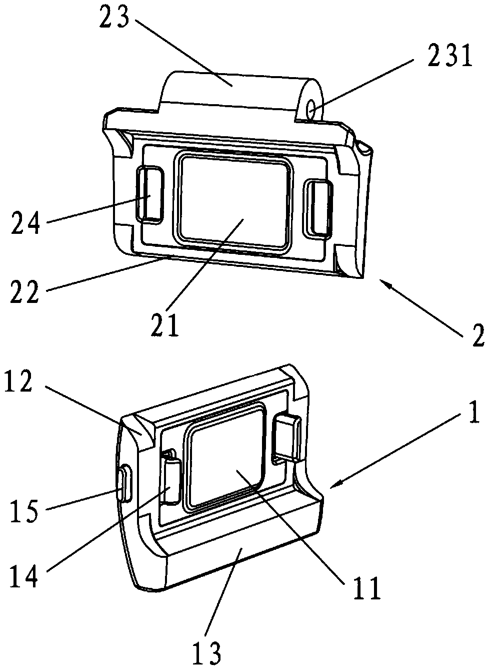 Watch lug connector, watch strap and wearing equipment