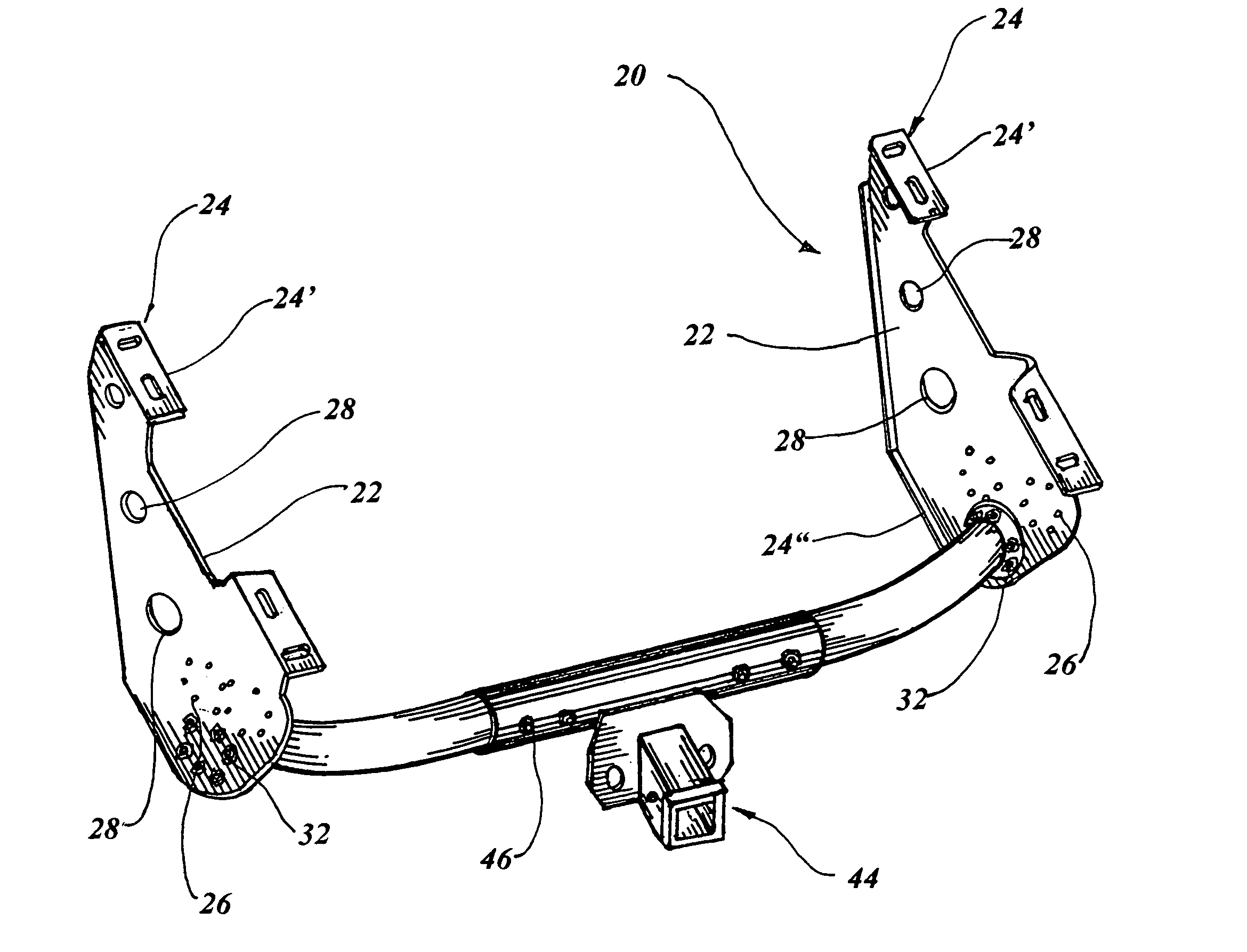 Adjustable receiver hitch