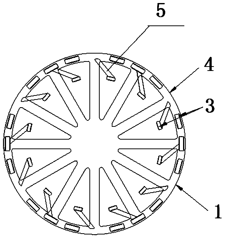 Runner device and mold filling method of centrifugal casting thin-wall cartridge receiver casting