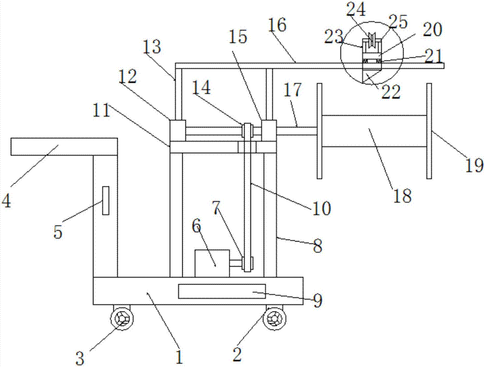 Improved communication cable coiling and uncoiling device