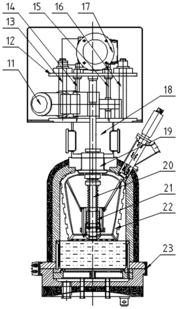 Inclined filtering, washing and drying machine